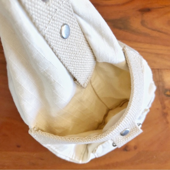 Roots Y2K Cream Neutral Tone Casual Festival Roomy Shoulder Bag. - Picture 13 of 14